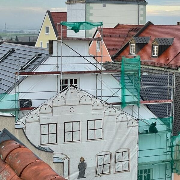 Sanierung eines denkmalgeschützten Gebäudes in Kösching