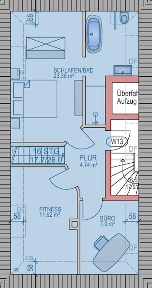 Geisenfelder Strasse 22 – Haus 2 – Wohnung 13 Mansardgeschoss